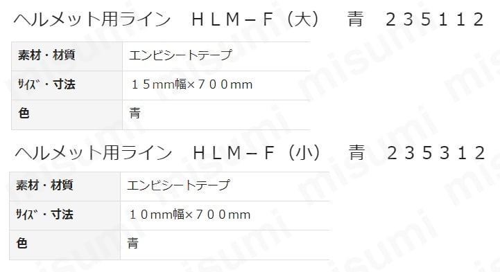 新作商品 ヘルメット用ライン HLM-F MISUMI(ミスミ) | アズワン | タイムセール