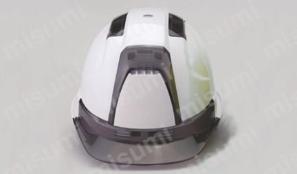 ヘルメット（通気孔付き・透明バイザータイプ） | トーヨーセフティー