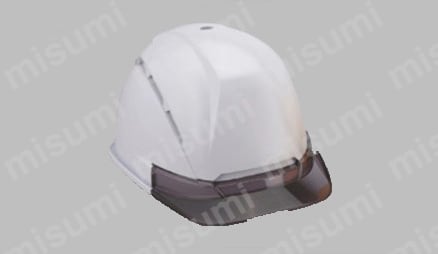 ヘルメット（通気孔付き・透明バイザータイプ） 商品画像