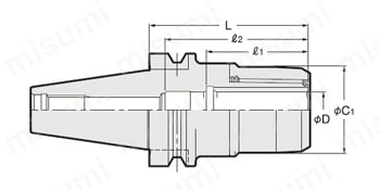 2LOCK高速回転用ミーリングチャック NBT30 | 日研工作所 2LOCK高速回転用ミーリングチャック NBT30 | 日研工作所