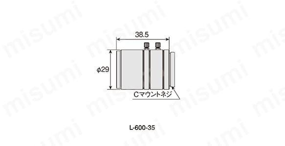 レンズ L-600-35 | ホーザン | MISUMI(ミスミ)