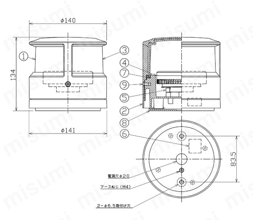 LEDB-67309(K) | LED屋外器具（ランプ別売り） LEDブラケット LEDB