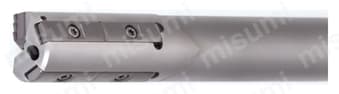 深穴加工用刃先交換式ガンドリル DeepTri-Drillシリーズ MCTR形 L/D=15 クロス穴加工時の注意点