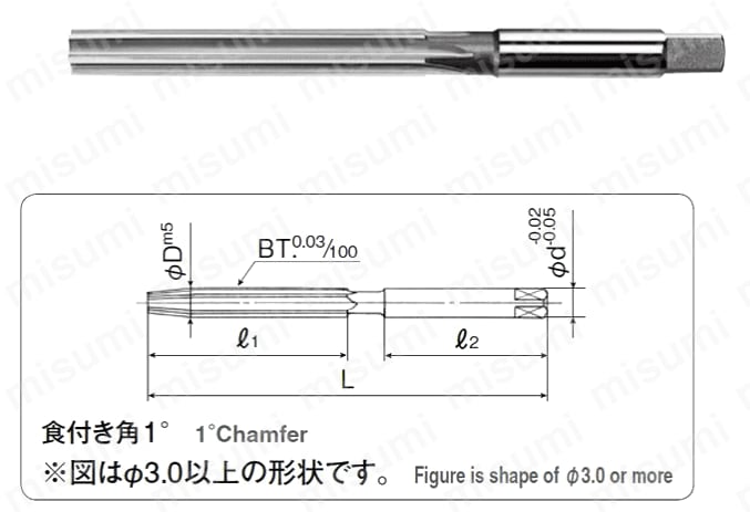 買取り実績 1.0mmとび） ヤマト （刃径：Φ1.00～Φ10.00 HR-G2 - 8.04