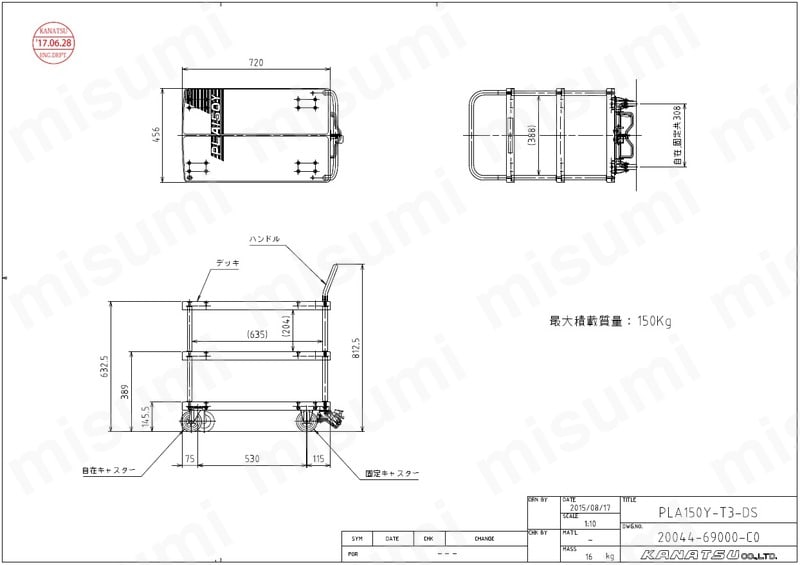 ワイシリーズ　プロ仕様　均等荷重 150～300kg:関連画像