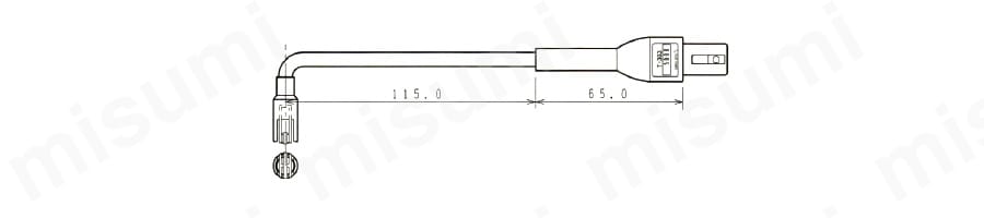 K熱電対デジタル温度計 TS-003 外形図05