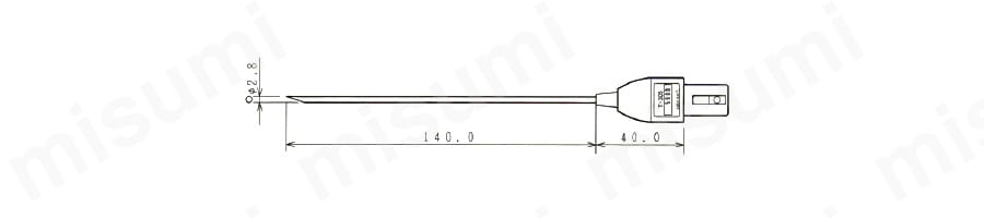 K熱電対デジタル温度計 TS-003 外形図07
