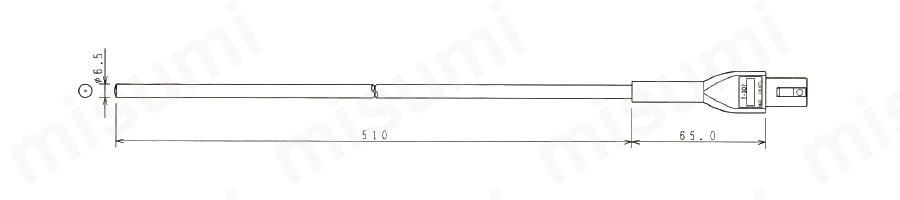 K熱電対デジタル温度計 TS-003 外形図09