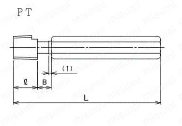 管用テーパねじゲージ（PT） プラグゲージ | 第一測範製作所 | MISUMI