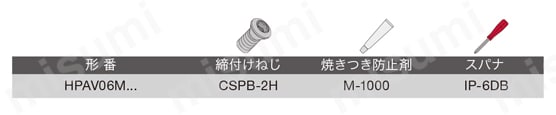 小径直角肩加工用カッタ HPAV-06-S 部品