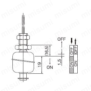OLV-5-1000MM | 小形レベルセンサ 標準タイプOL形 | ノーケン OLV-5-1000MM | 小形レベルセンサ 標準タイプOL形 | ノーケン