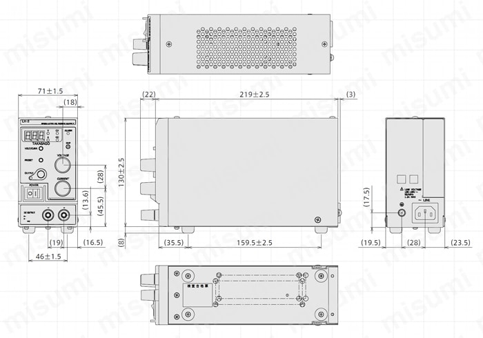 LX-2-035-1B | 小型スイッチング電源 LX-2シリーズ | 高砂製作所 