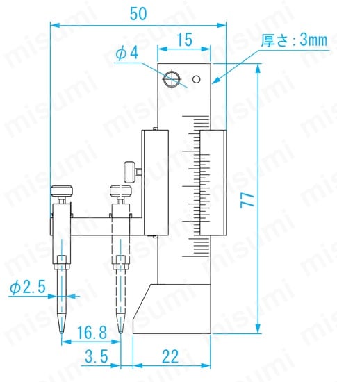 GVG-F-S1 | ギャップキャリパ(フラットベース） | 新潟精機（SK