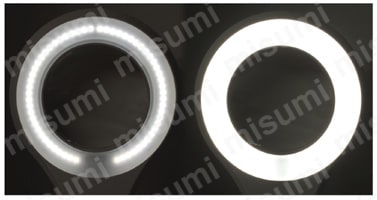 アーム式LED拡大鏡（2倍） | 新潟精機（SK） | MISUMI(ミスミ)