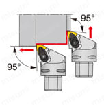 外径加工用ホルダ TungCap C-AWLNR/L 外形図-1