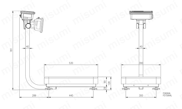 FG30KAM-K-03N00 | 検定付き パーソナル台はかり FG-Kシリーズ （使用