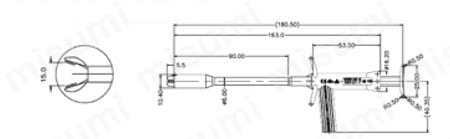 高電圧差動プローブ SS-320 外形図01