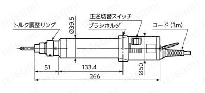 普通小ねじ用電動ドライバ DLV7100/7200/8100/8200シリーズ | 日東工器
