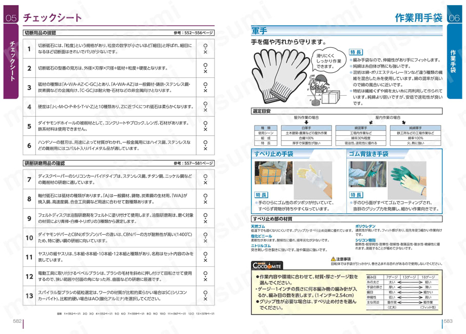 森の定番 防振手袋（蜂対策カラー） 製品特長・仕様