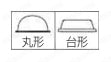 粘着付クッションゴム 外形図