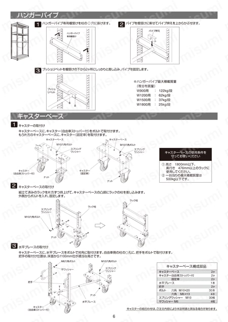 中量ボルトレス棚 ＴＵＧ型 用タイヤ棚用アタッチメント | トラスコ