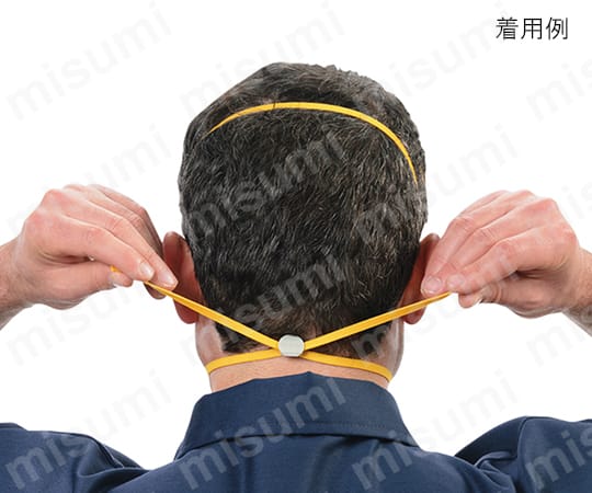 使い捨て防じんマスク　使用例