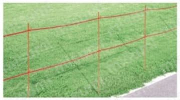 みぃゆ 282060 | ポール型ロープガイドダブル（2段式） | 日本緑十字社