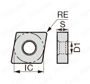 CNMG120408-AM-T9225 | タンガロイ・CNMG-AM・80°ひし形・ネガ CNMG120408-AM-T9225 | タンガロイ・CNMG-AM・80°ひし形・ネガ