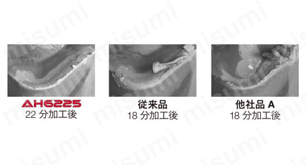 タンガロイ・DNMG-S・55°ひし形・ネガ・穴有・旋削チップ [M]  オーステナイト系  SUS316L-2
