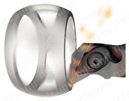 三菱マテリアル・CBN・NP-TNGA・三角形・ネガ・穴有・旋削チップ BC8130  強断続切削加工に