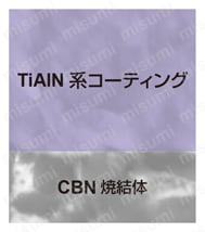 三菱マテリアル・CBN・NP-DNGA・55°ひし形・ネガ・穴有・旋削チップ 材種の特長BC8120