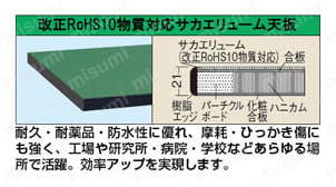 軽量作業台KSタイプ移動式 | サカエ | MISUMI(ミスミ)