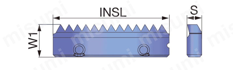 TL25SEI-NPTF 内外径共用NPTFねじ 外形図