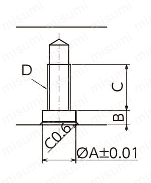 QLK02CP | Q-ロックエレメント ホールタイプ ピン（空圧式） | ナベヤ