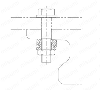 球面座金（SUS）連結タイプ 使用事例