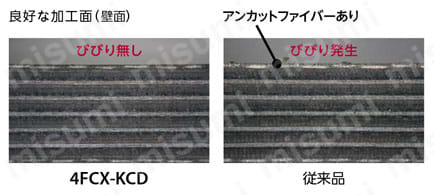 CFRP加工用工具 4FCX-KCD 関連画像