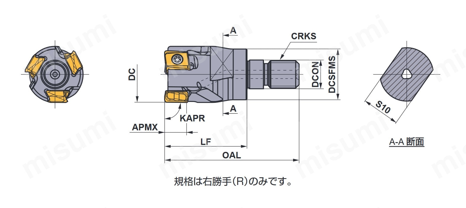 VPX300 AM 高能率加工用多機能カッタ VPXシリーズ スクリューイン