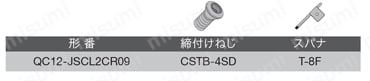 スクリューオン式ヘッド、アプローチ角93°/95°、オフセットなし 選定サポート情報1