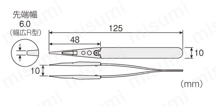 売れ筋新商品 ESDソフトチップピンセット MISUMI(ミスミ) | ホーザン | 空気清浄機・イオン発生器