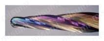 DLC4LATB 4枚刃アルミニウム合金加工用DLCコーティングテーパ刃 ボールエンドミル クーラント流量制限下での溝加工-3