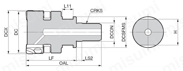 アルネックス ANXS 16000M型 外形図