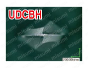 UDCBH 2枚刃 UDCコート 超硬合金・硬脆材加工用ハイスピードボールエンドミル 3 個加工時点の工具損傷-1
