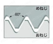 ねじ切り工具 60°普通刃 MTECI-A60 外形図-2