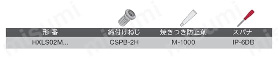 ねじ止め式高送り加工用モジュラヘッド（タングフレックス） HXLS 部品
