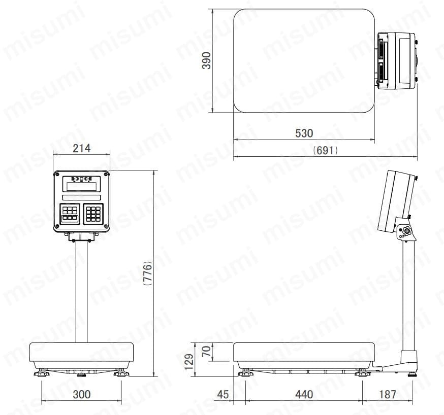 本質安全防爆構造台はかり HW-10KCEP JCSS校正付き-