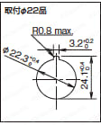 パネル穴加工図