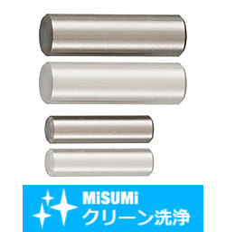 【クリーン洗浄品】ノックピン　マイナス公差　端部形状：両端C面取　はめあい公差：h7 SL-MSHSM6-20