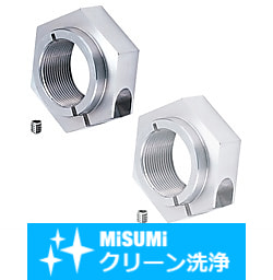 【クリーン洗浄品】ゆるみ止めベアリングナット　六角タイプ SL-BNBSS12