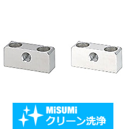 【クリーン洗浄品】調整ねじ用ブロック　ザグリ穴タップ付タイプ