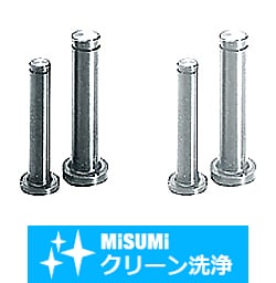 【クリーン洗浄品】ローラフォロアピン　止め輪タイプ